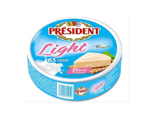 Queijo Fundido President Light 16 Porções