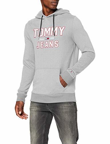 Lugar Tommy Hilfiger TJM Essential 1985 Logo Hoodie Sudadera Deportiva,