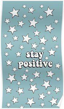 Moda Stay positive wallpaper