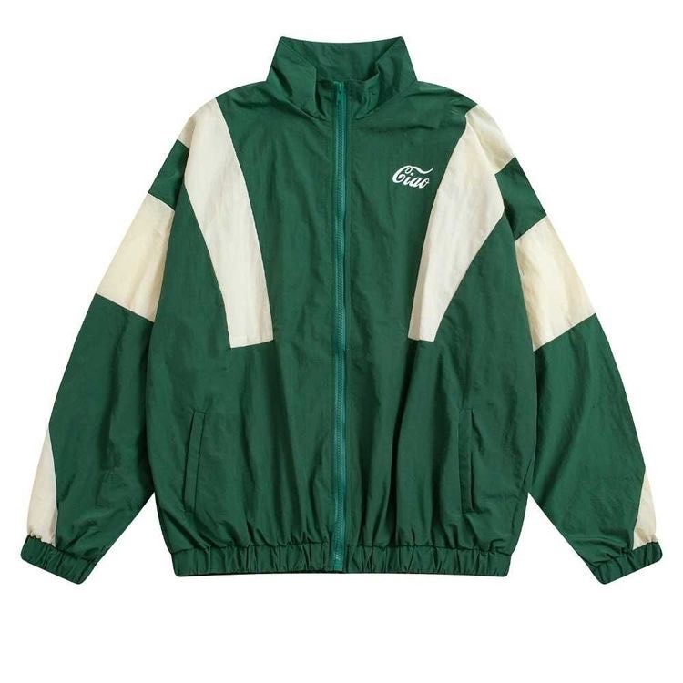 Social Harajuku Green Oversized Uni Jacket 