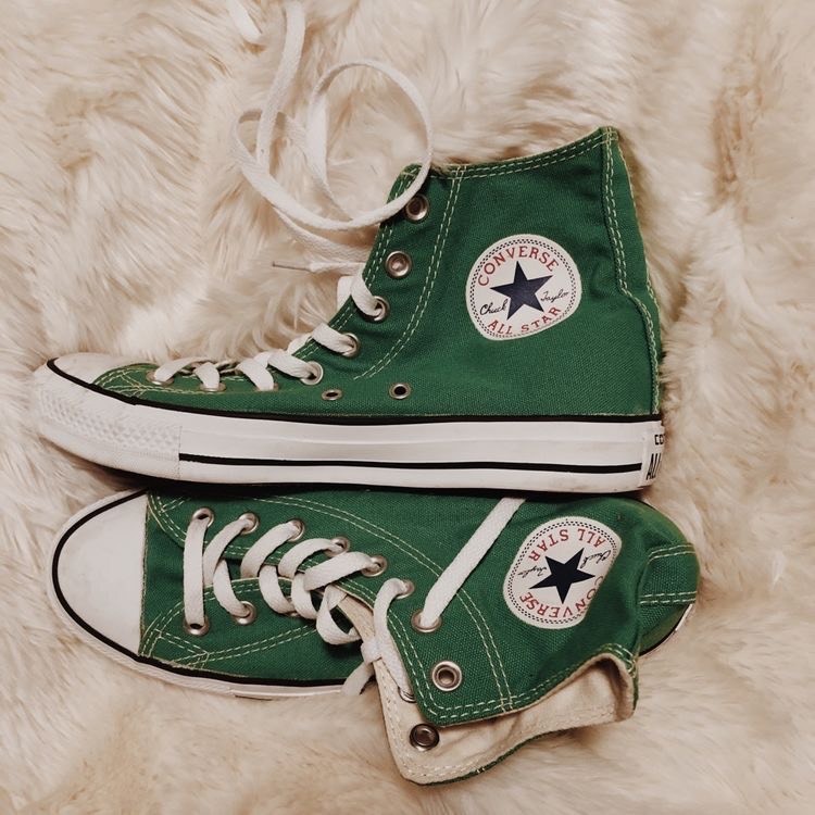 Social Bright Green Converse High-Tope