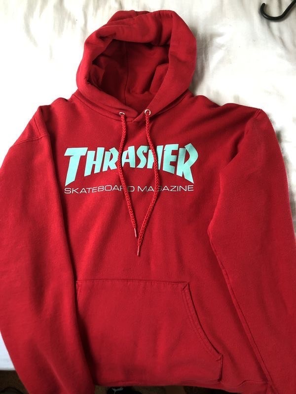 Social Thrasher Red Hoodie