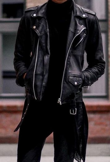 Black Men’s Leather Jacket 