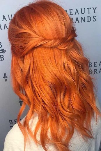 Bright and Shiny Orange Hair