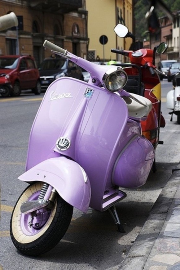 Social Purple Vespa