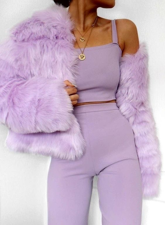 Fashion Purple Outfit