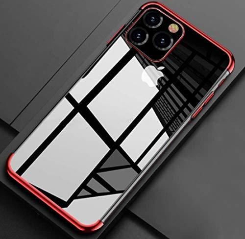 Electrónica ZFLL Protector de Pantalla Estuche de Silicona Transparente para iPhone 11 11Pro