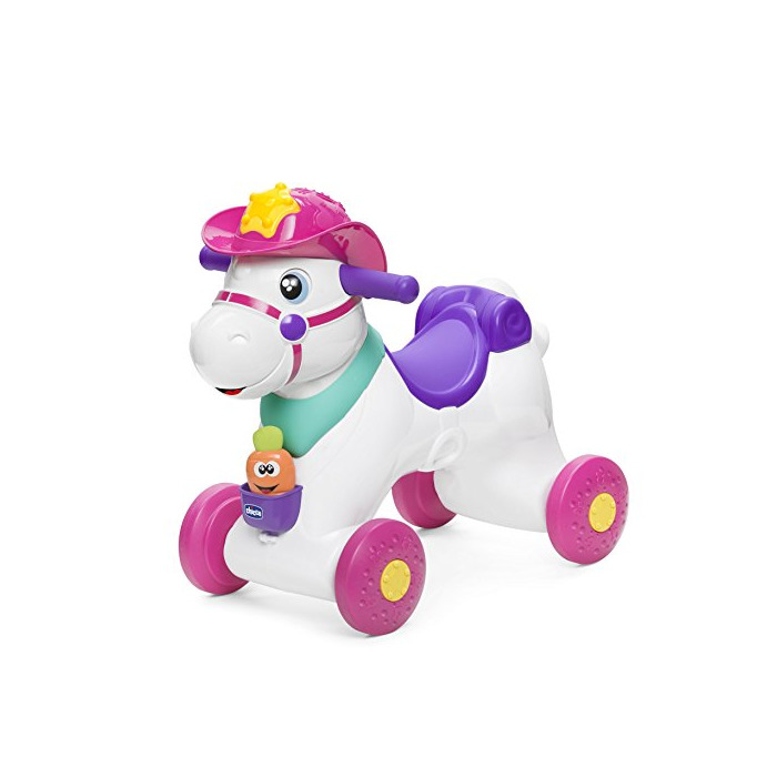 Social Chicco-00007907100000 Caballito cabalgable, Multicolor