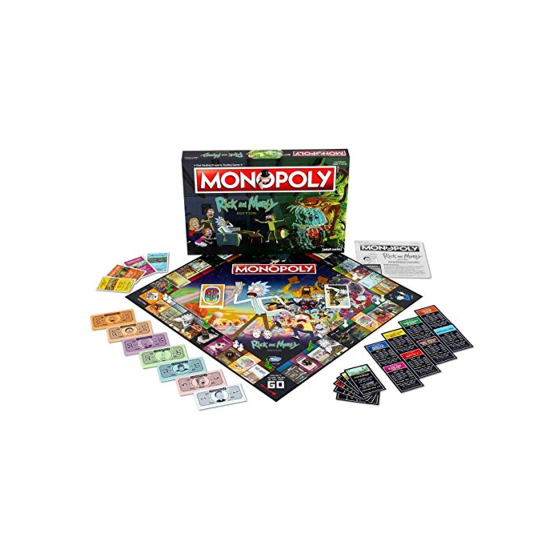 Social Rick And Morty Monopoly Board Game