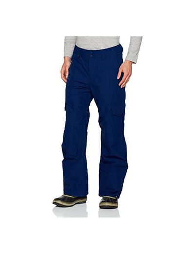 Quiksilver Porter PT Pantalones para Nieve, Hombre, Azul