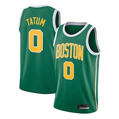 Juegos NBA Boston Celtics 0# Tatum Camiseta de Baloncesto para Hombres Nuevo Tela