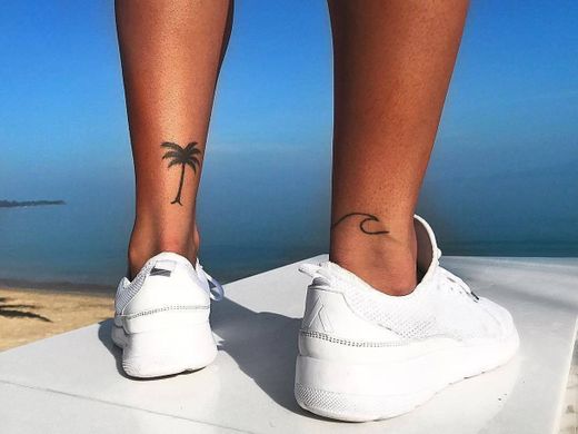 Tatuagem pequena Praia