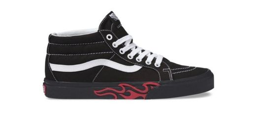 Vans Sk8-Mid Flame Cut Out
