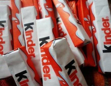 Producto Kinder barritas 