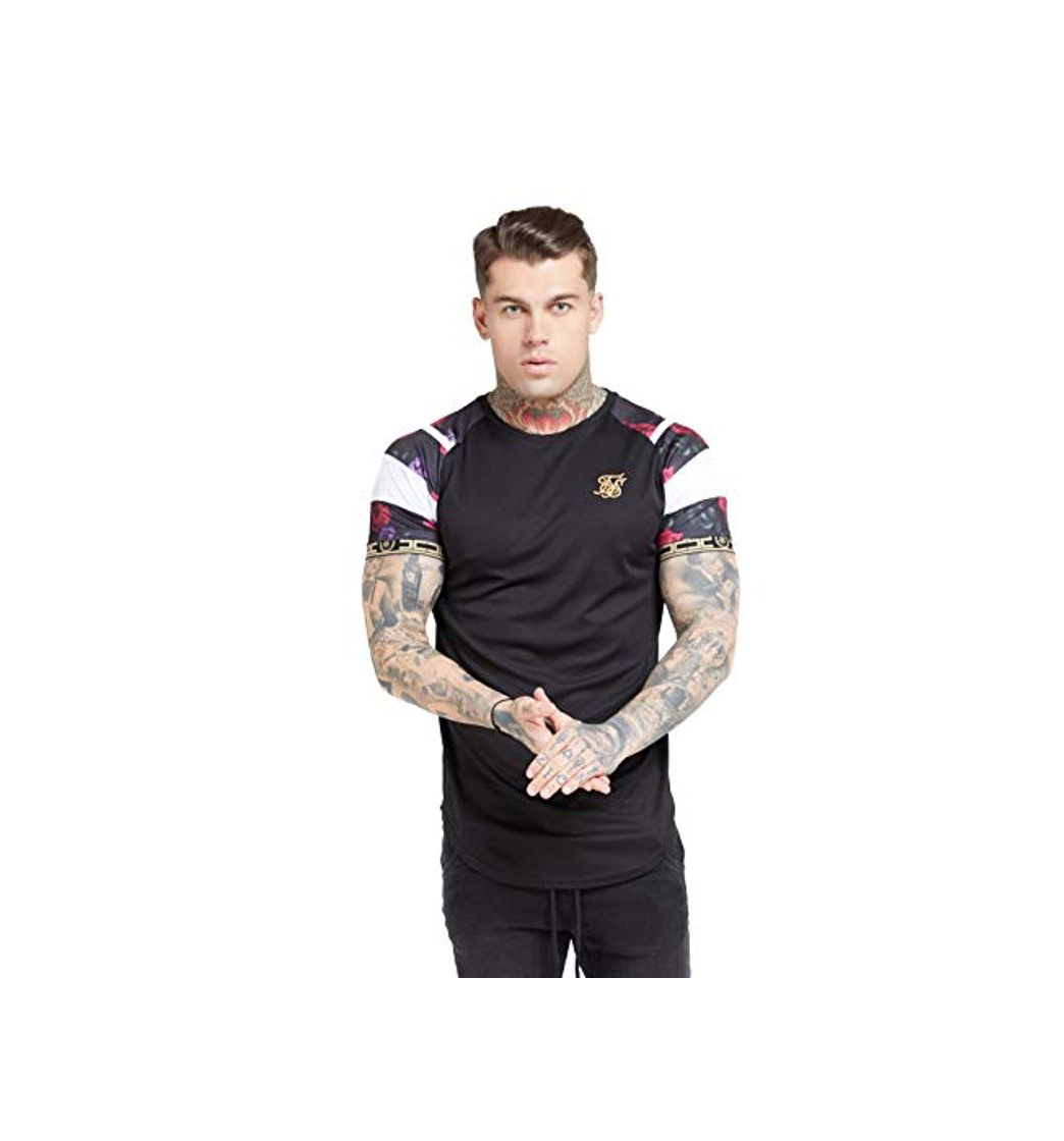 Producto Sik Silk de los Hombres Camiseta Raglan Sprint Tape