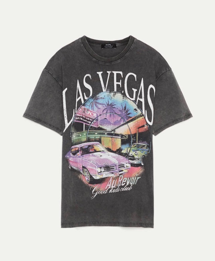 Social T-shirt com estampado