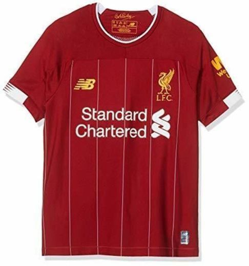 New Balance Liverpool FC 2019/20 Home Junior SS Jersey S/S Parte Superior