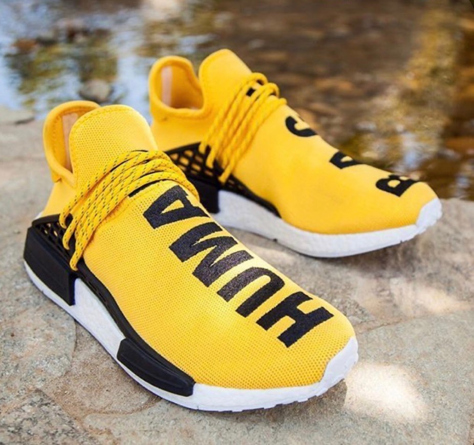 Fashion Adidas-Human Race yellow🟡