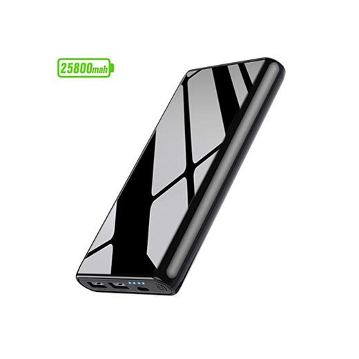 Ekrist Power Bank 25800mAh Batería Externa para Movil【Bidireccional Carga Rápida Cargador Portatil