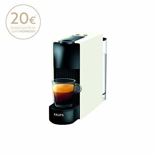 Nespresso Krups Essenza Mini XN1101 - Cafetera monodosis de cápsulas Nespresso, compacta,