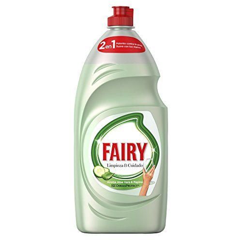 Fairy Limpieza y Cuidado Aloe Vera y Pepino Lavavajillas Líquido 1015 ml