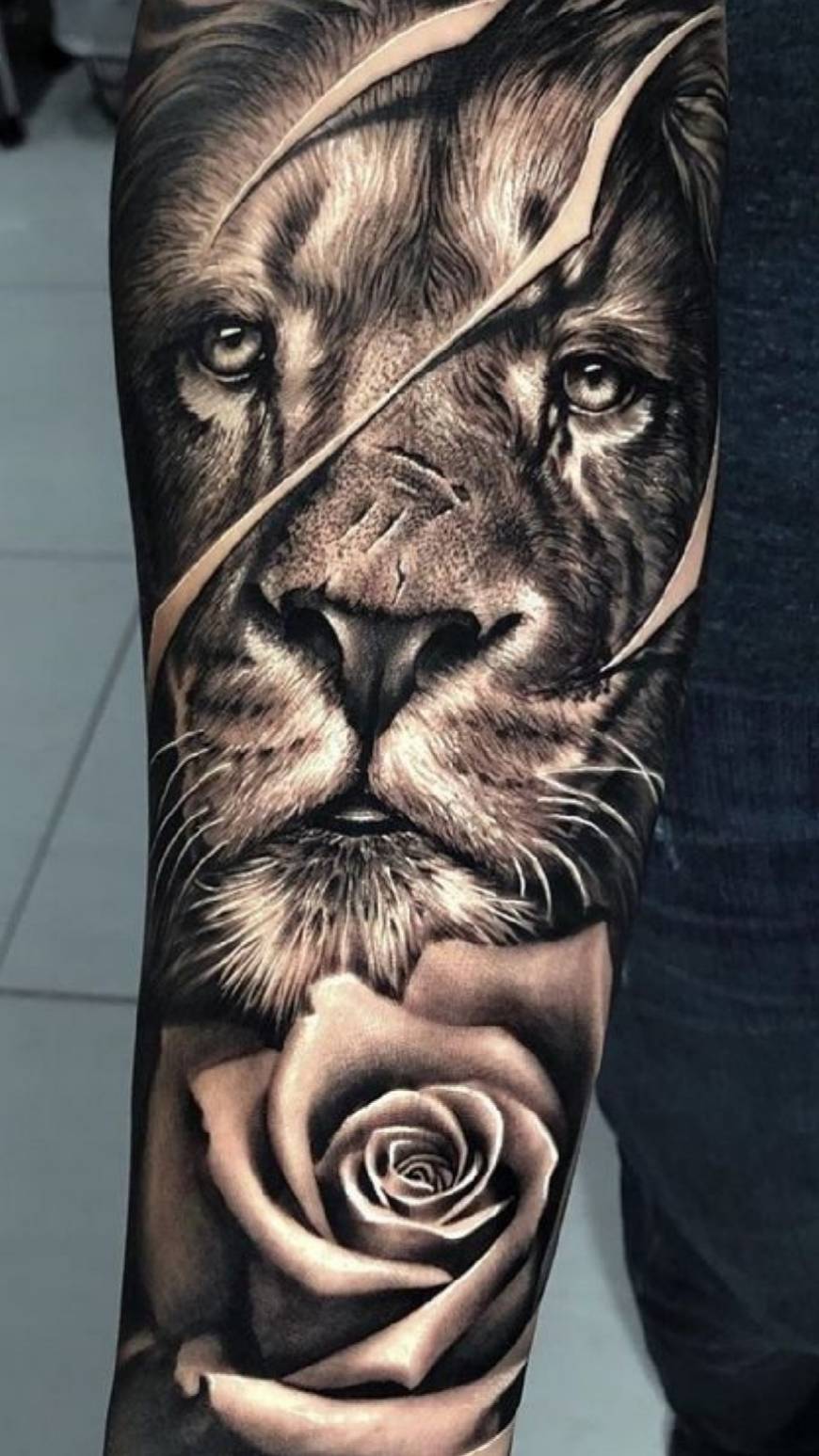 Moda Tiger tatto