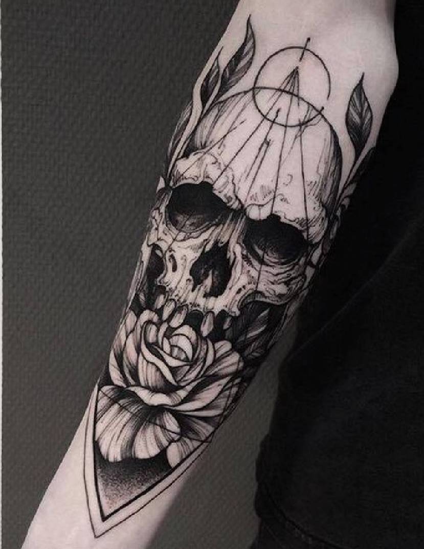 Moda tattoo of a skull