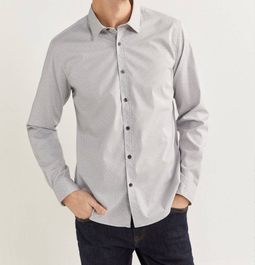 Fashion CAMISA SLIM ESTAMPADA

