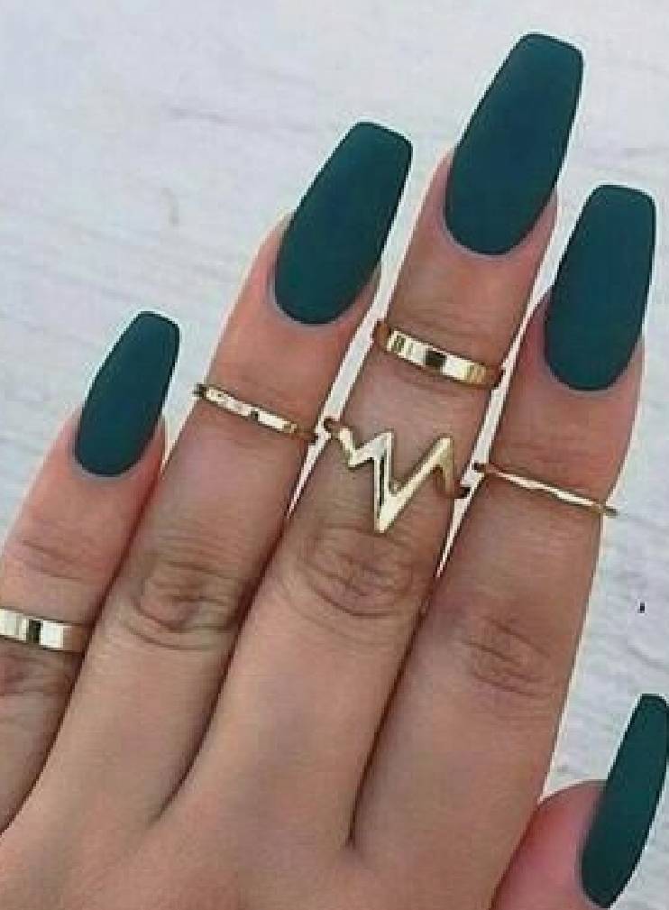 Fashion Simple mate nails