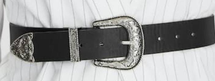 Fashion Wide cowboy-style belt

