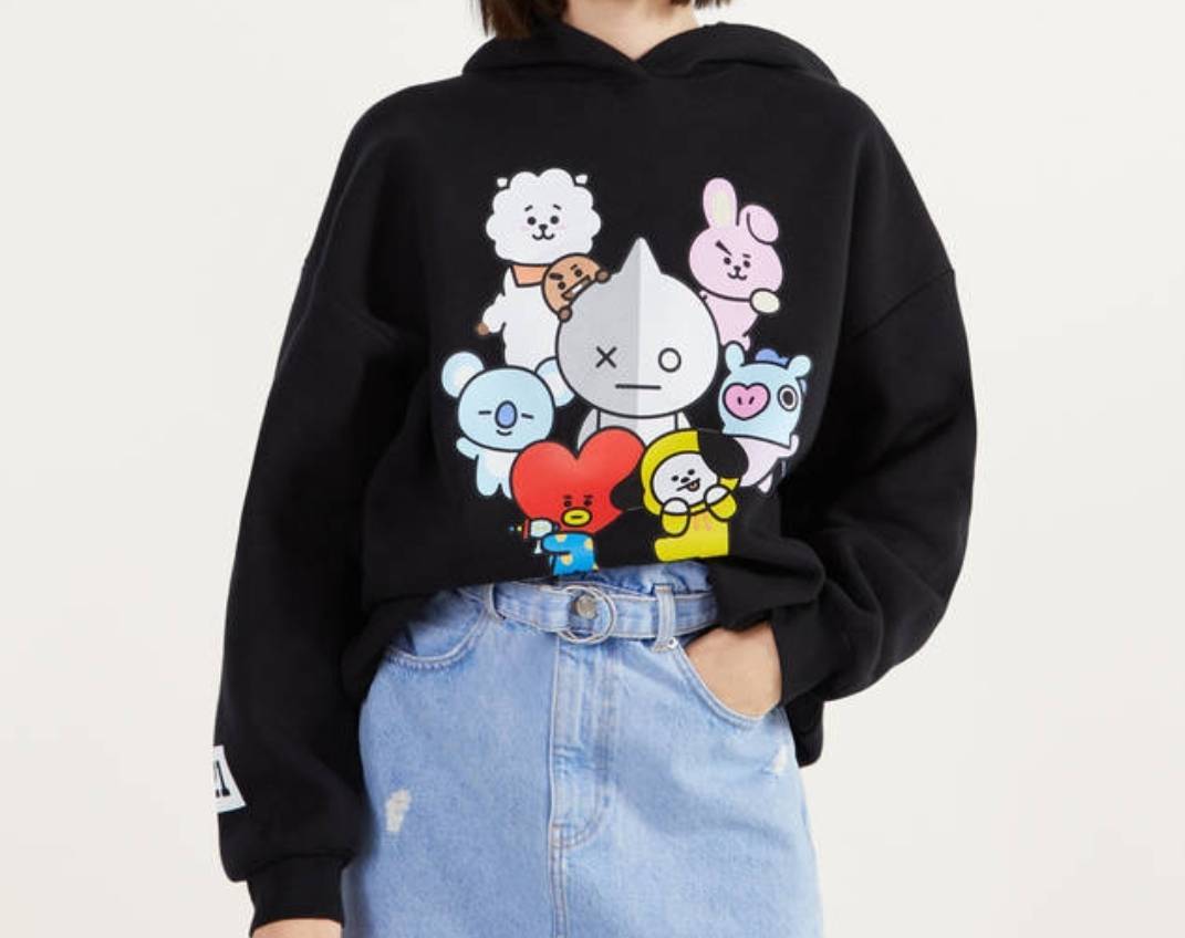 Social BT21 print sweatshirt

