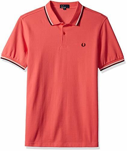 Social Fred Perry Twin Tipped Shirt Polo, Rosa