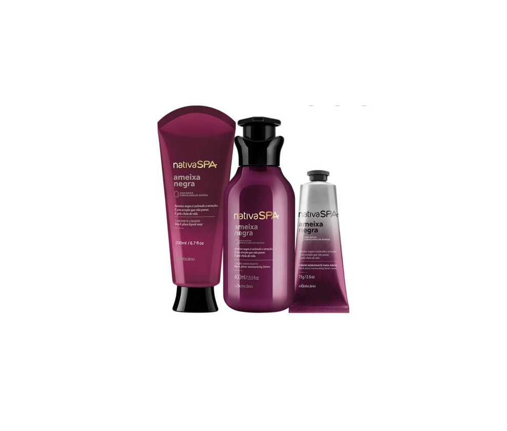 Productos Nativa Spa Ameixa Negra