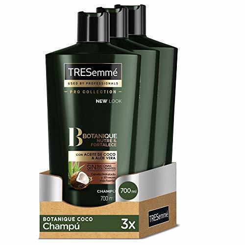 Social TRESemmé Champú Botanique Coco - Paquete de 3 x 700 ml -