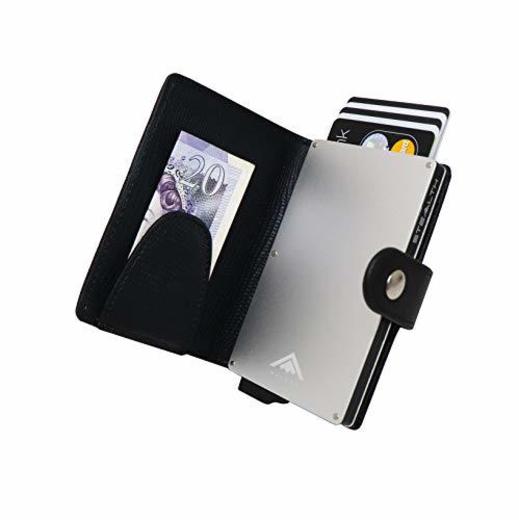 STEALTH Wallet - Bloqueo RFID Titular de la Tarjeta de crédito Eyector