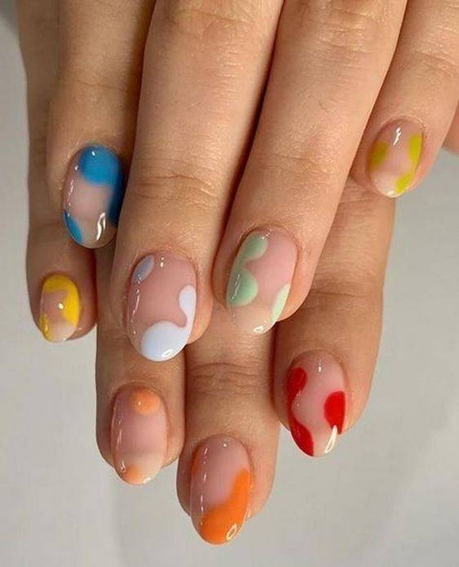 Moda Unhas coloridas 