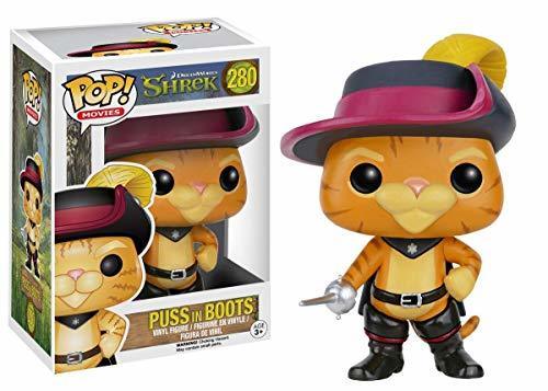 Social Funko Pop 280 El Gato con Las Botas Figure 9 cm Shrek