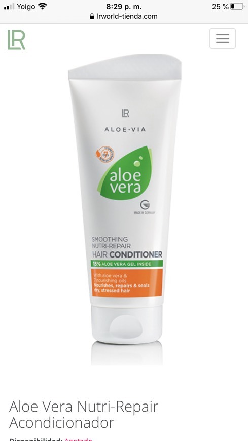 Fashion Aloe Vera Nutri-Repair Acondicionador