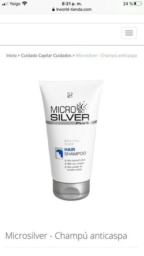 Microsilver - Champú anticaspa