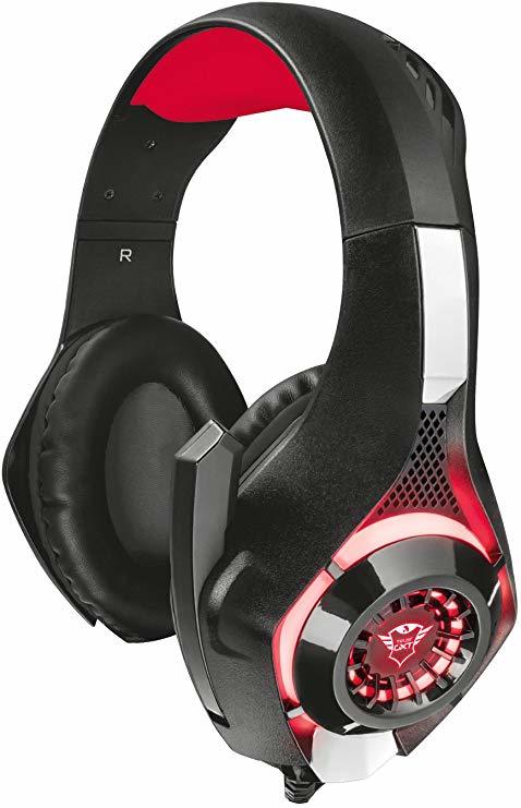Headset Trust GXT 313 Nero Iluminado

