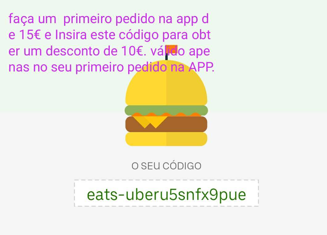 Moda Uber eats