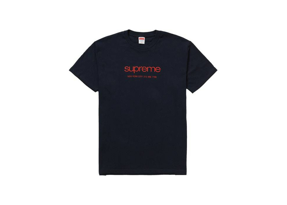 Social Supreme Shop Tee Navy


