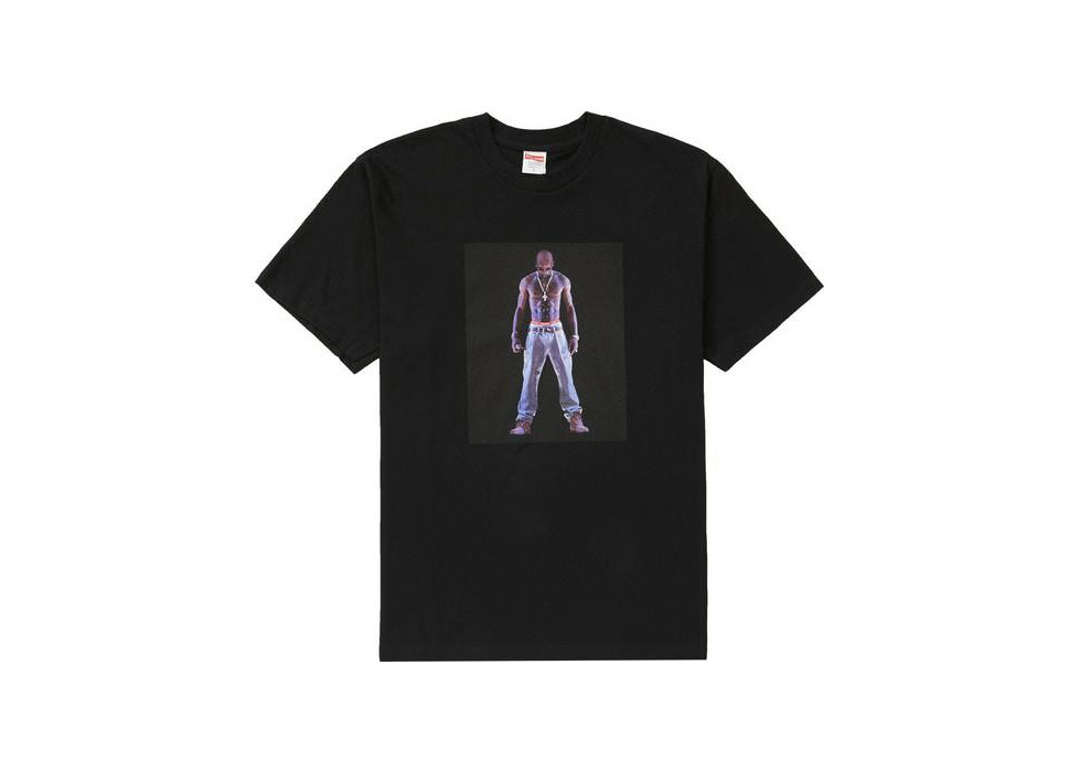 Social Supreme Tupac Hologram Tee Black


