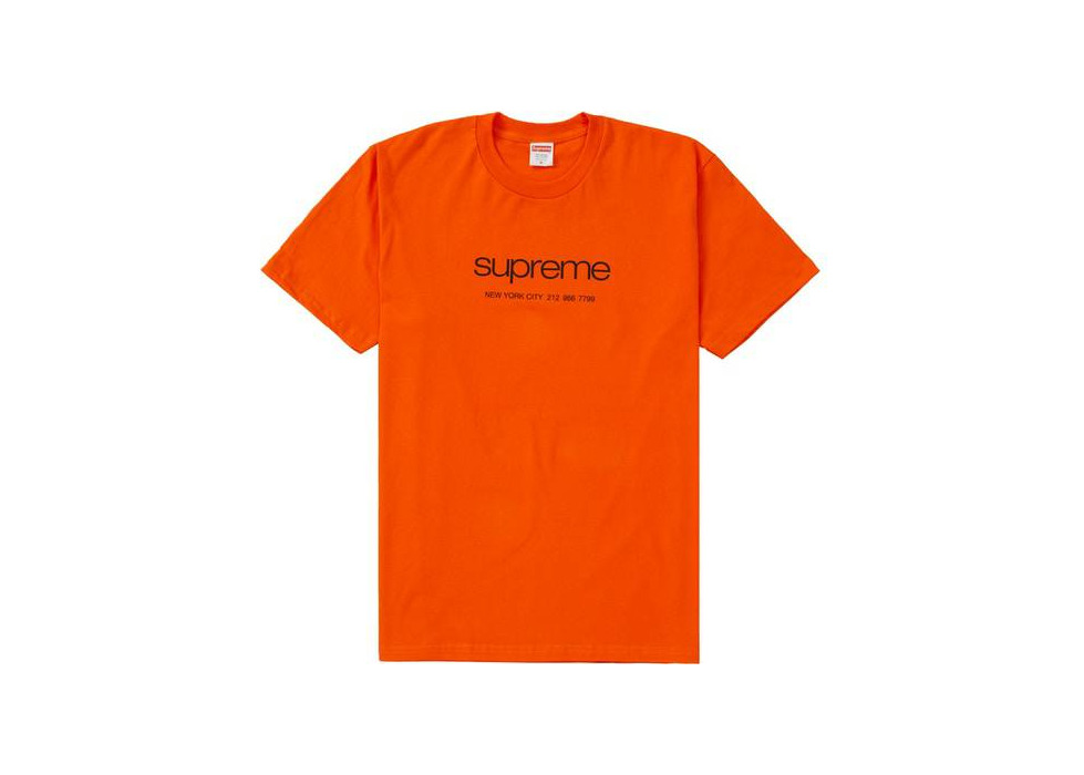 Social Supreme Shop Tee Orange

