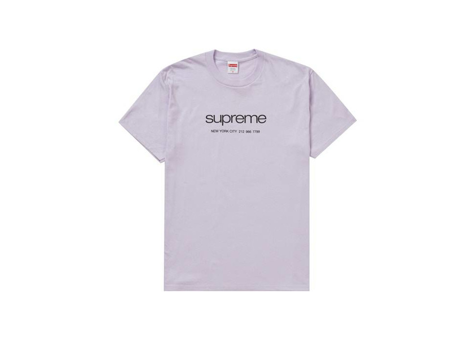 Social Supreme Shop Tee Light Purple

