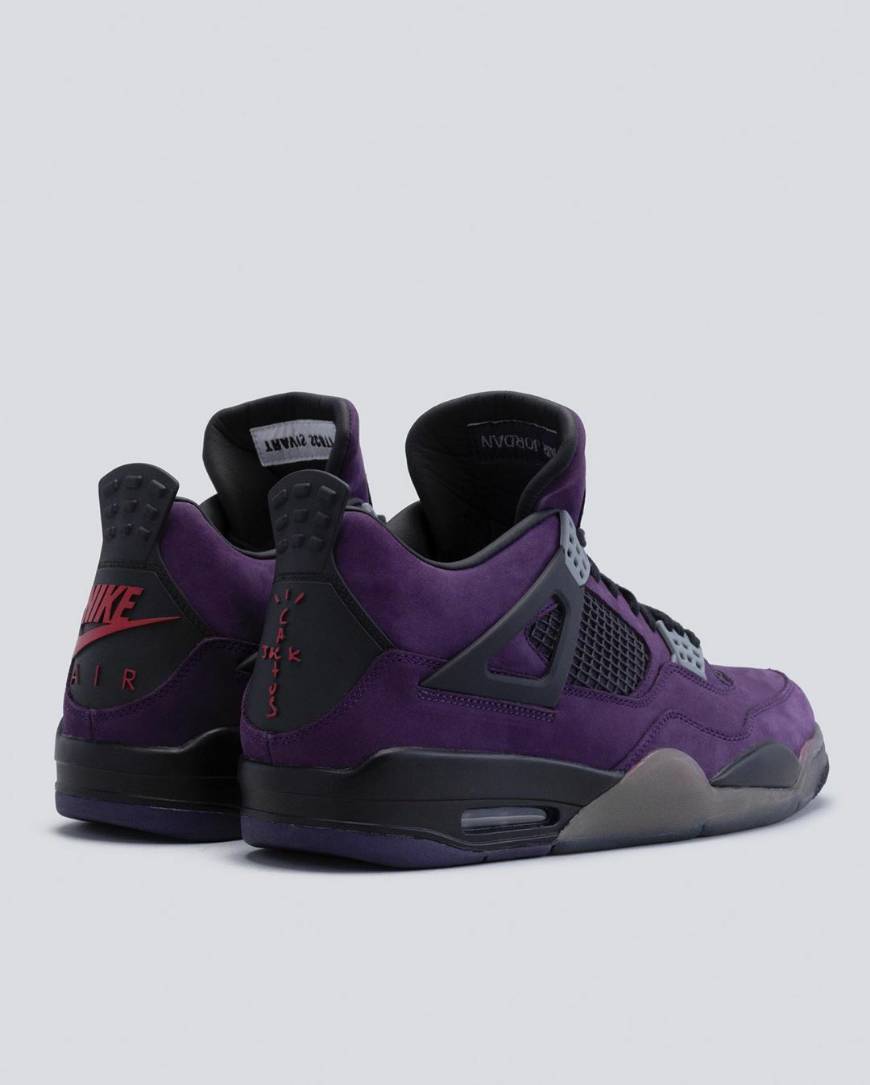 Social Jordan 4 Retro Travis Scott Purple