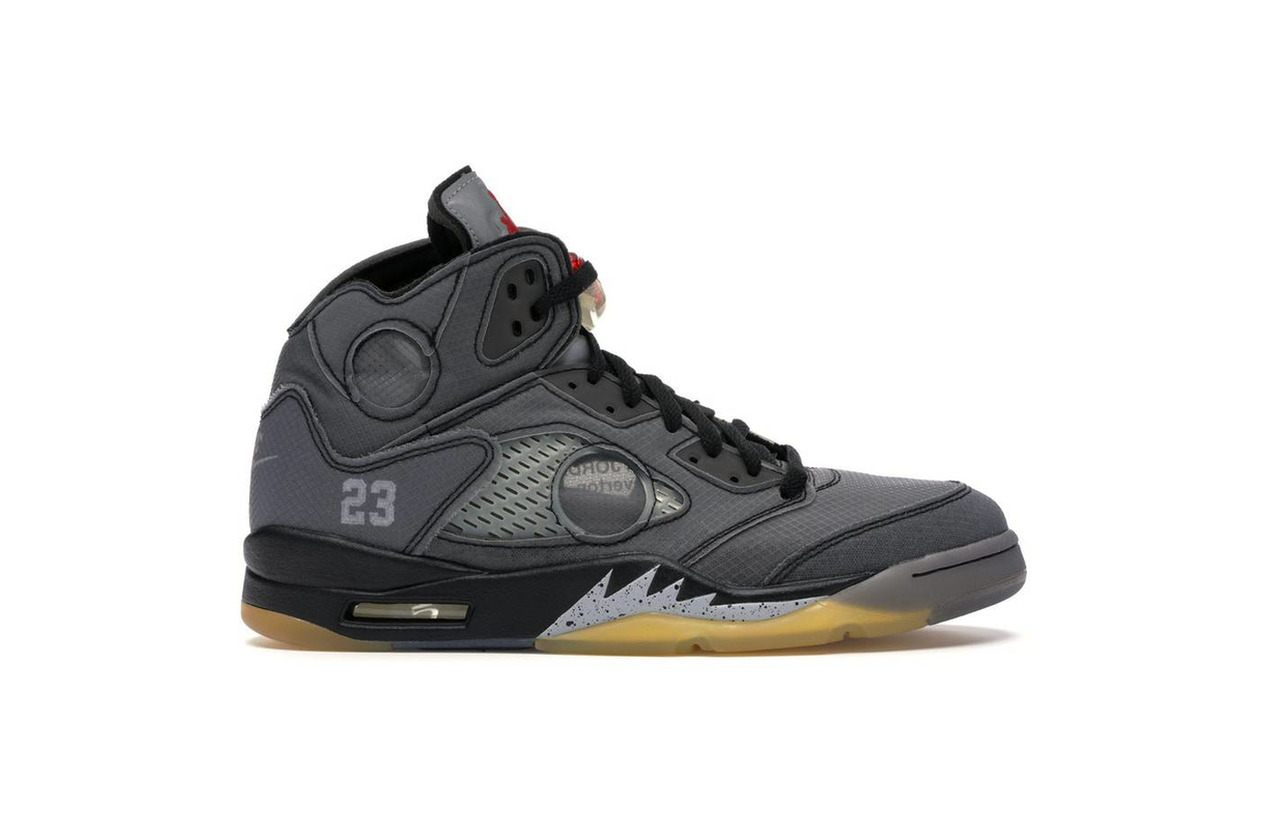 Social Jordan 5 Retro Off-White Black

