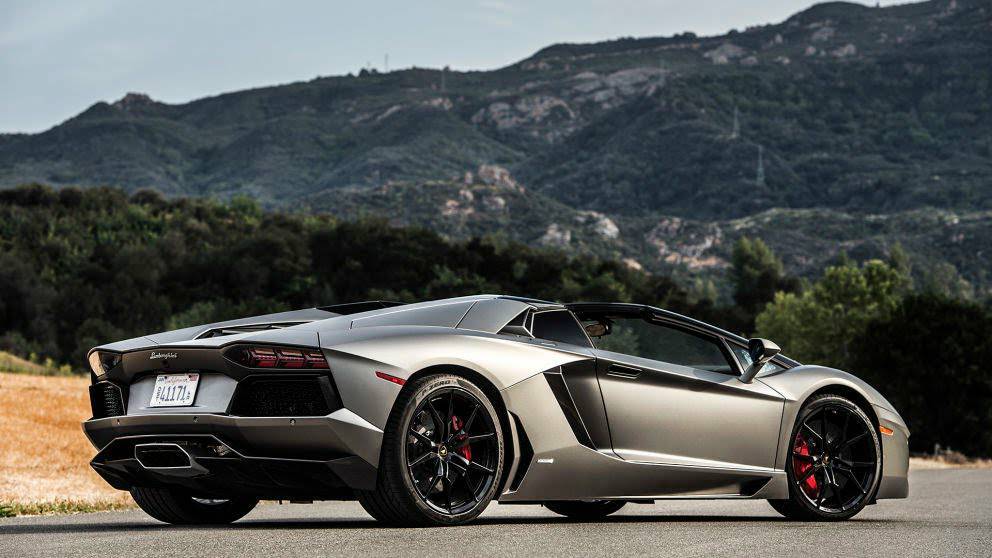 Social Lamborghini Aventador Roadster

