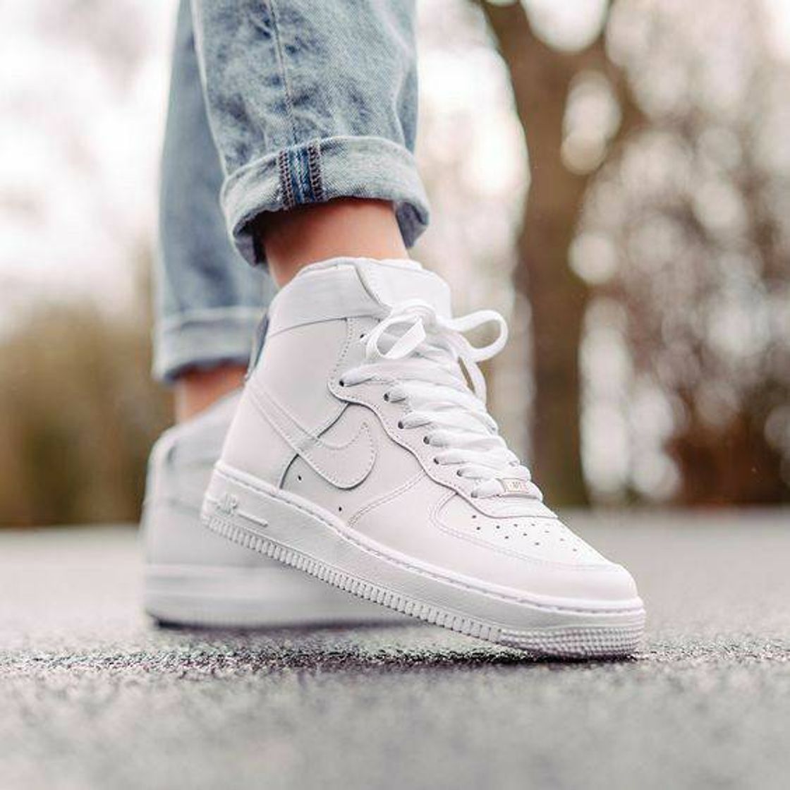 Social Nike Air Force 1 Mid '07 Zapatillas para Hombre, Blanco, Talla EU