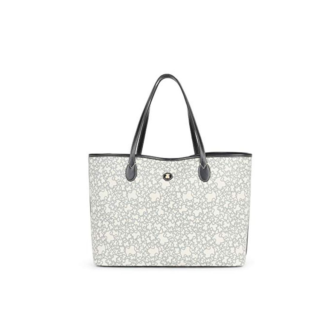 Fashion Tous Kaos Mini Lona, Bolso Totes para Mujer, Beige